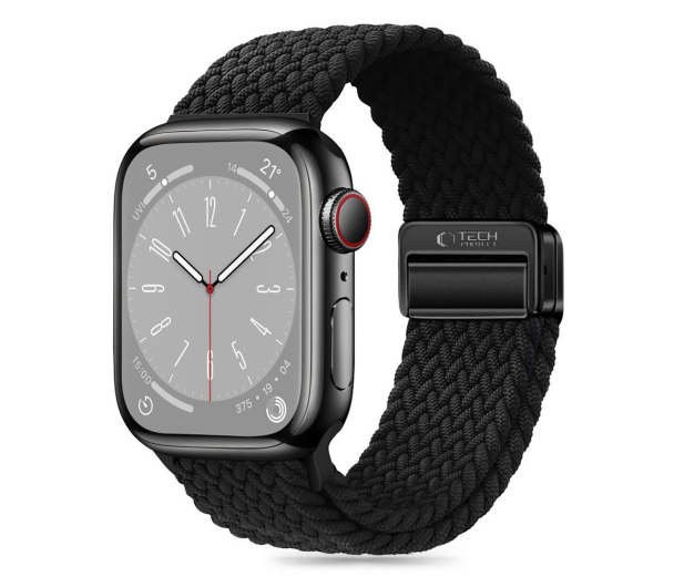 Tech-Protect Nylonmag do Apple Watch 44/45/46/49 mm Black - 1285560 - zdjęcie